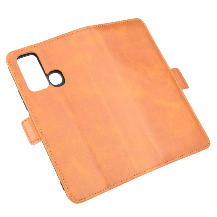 For Vivo Y50/Y30 Dual-side Magnetic Buckle Horizontal Flip Leather Case with Holder & Card Slots & Wallet