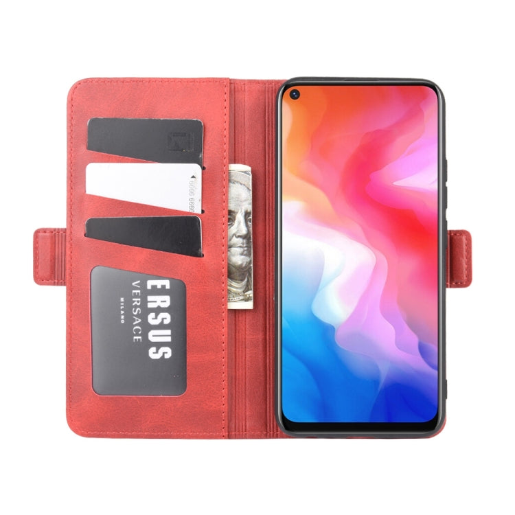 For Vivo Y50/Y30 Dual-side Magnetic Buckle Horizontal Flip Leather Case with Holder & Card Slots & Wallet