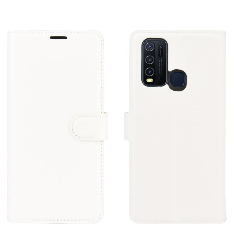 For Vivo Y50/Y30 Litchi Texture Horizontal Flip Protective Case with Holder & Card Slots & Wallet