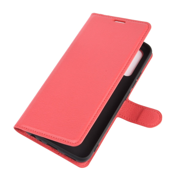 For Vivo Y50/Y30 Litchi Texture Horizontal Flip Protective Case with Holder & Card Slots & Wallet