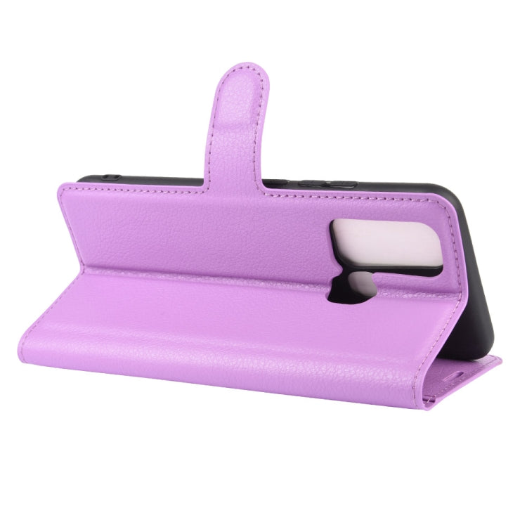 For Vivo Y50/Y30 Litchi Texture Horizontal Flip Protective Case with Holder & Card Slots & Wallet