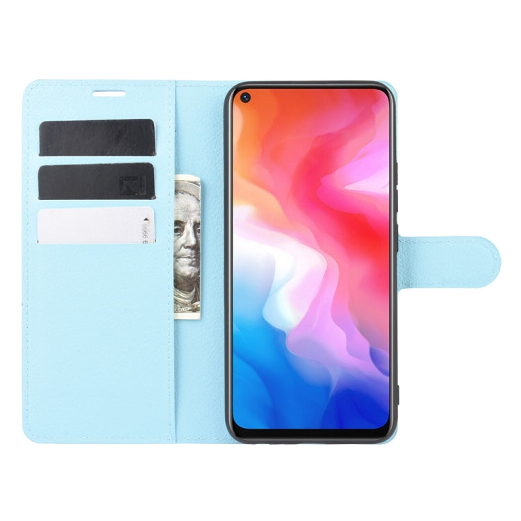 For Vivo Y50/Y30 Litchi Texture Horizontal Flip Protective Case with Holder & Card Slots & Wallet