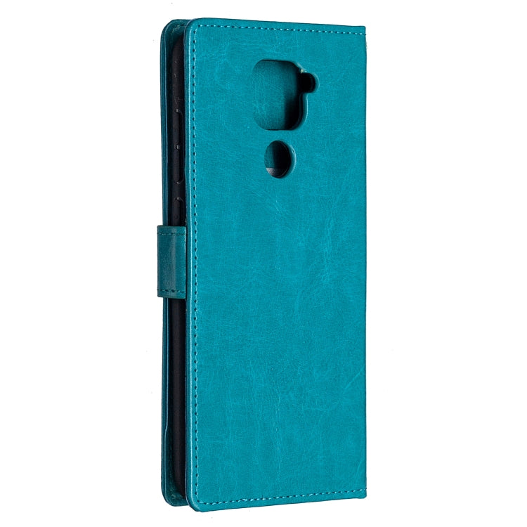 For Xiaomi Redmi Note 9 Crazy Horse Texture Horizontal Flip Leather Case with Holder & Card Slots & Wallet & Photo Frame