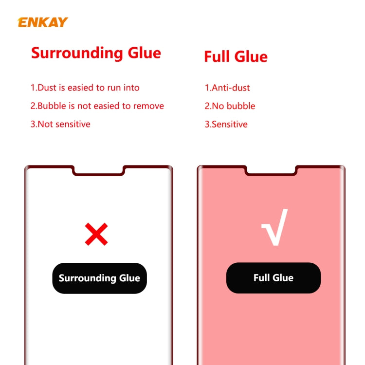 For Huawei Mate 30 Pro ENKAY Hat-Prince 0.26mm 9H 3D Full Glue Explosion-proof Full Screen Curved Heat Bending Tempered Glass Film