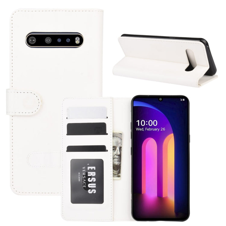 For LG V60 ThinQ 5G R64 Texture Single Horizontal Flip Protective Case with Holder & Card Slots & Wallet& Photo Frame