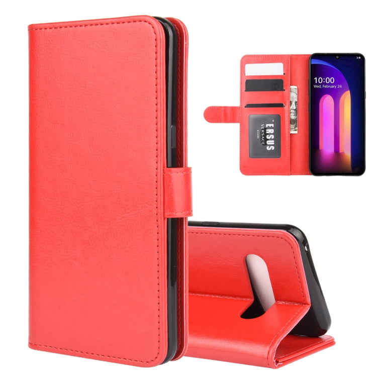 For LG V60 ThinQ 5G R64 Texture Single Horizontal Flip Protective Case with Holder & Card Slots & Wallet& Photo Frame