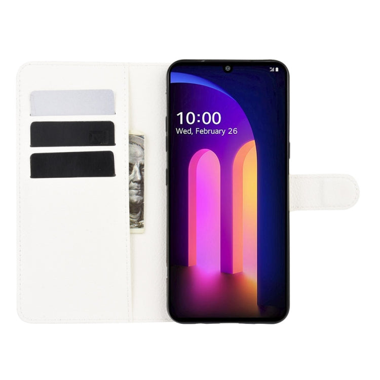 For LG V60 ThinQ 5G Litchi Texture Horizontal Flip Protective Case with Holder & Card Slots & Wallet
