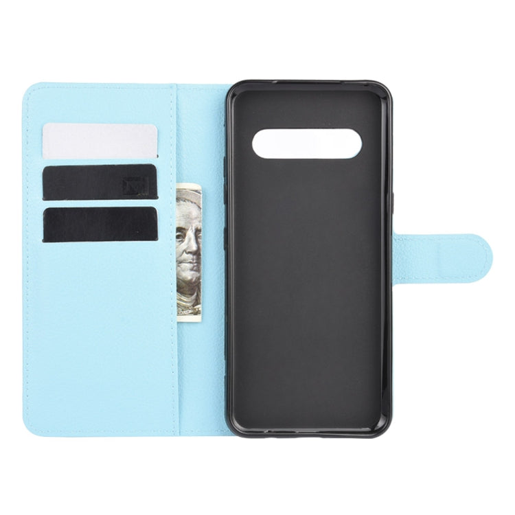 For LG V60 ThinQ 5G Litchi Texture Horizontal Flip Protective Case with Holder & Card Slots & Wallet