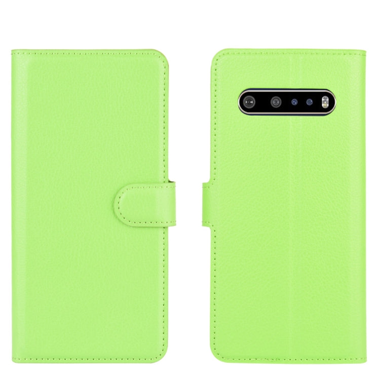 For LG V60 ThinQ 5G Litchi Texture Horizontal Flip Protective Case with Holder & Card Slots & Wallet