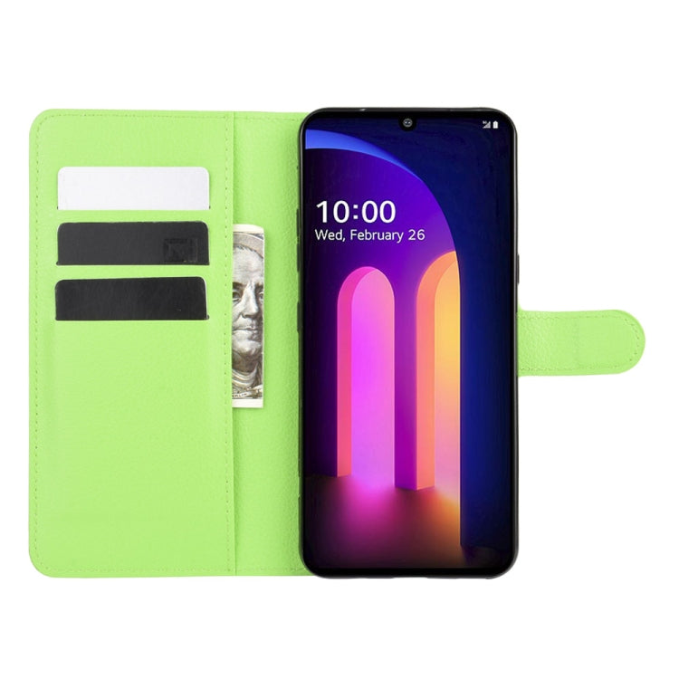 For LG V60 ThinQ 5G Litchi Texture Horizontal Flip Protective Case with Holder & Card Slots & Wallet