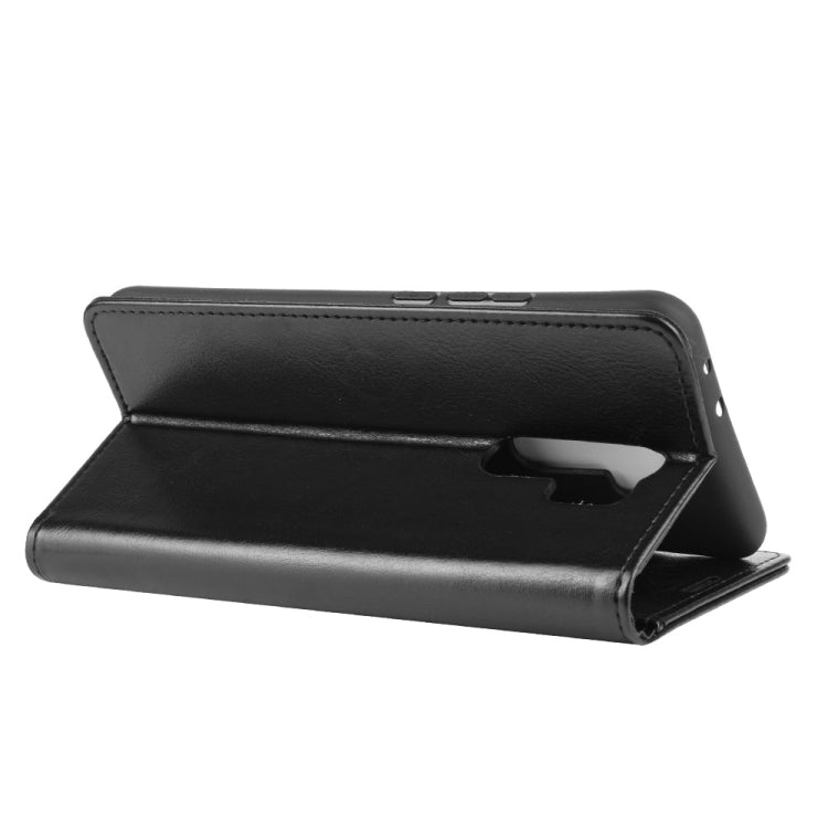 For Xiaomi Redmi 9 R64 Texture Single Horizontal Flip Protective Case with Holder & Card Slots & Wallet& Photo Frame