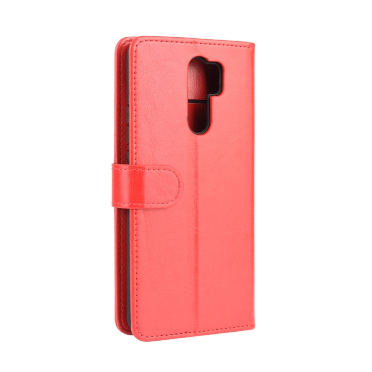 For Xiaomi Redmi 9 R64 Texture Single Horizontal Flip Protective Case with Holder & Card Slots & Wallet& Photo Frame