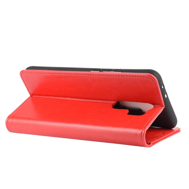 For Xiaomi Redmi 9 R64 Texture Single Horizontal Flip Protective Case with Holder & Card Slots & Wallet& Photo Frame