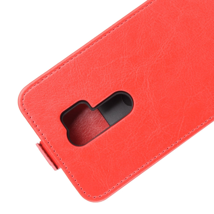 For Xiaomi Redmi 9 R64 Texture Single Vertical Flip Leather Protective Case with Card Slots & Photo Frame