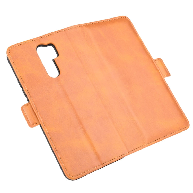 For Xiaomi Redmi 9 Dual-side Magnetic Buckle Horizontal Flip Leather Case with Holder & Card Slots & Wallet