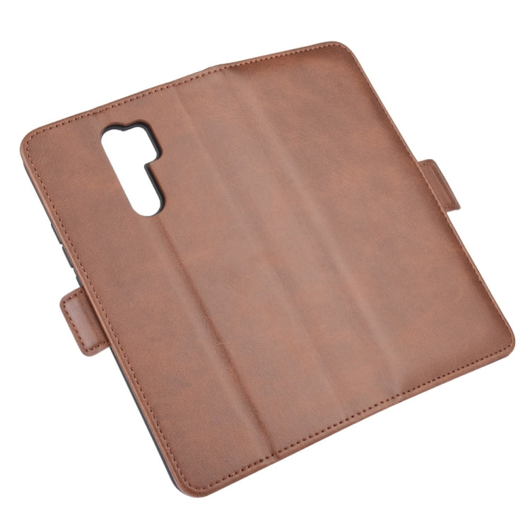 For Xiaomi Redmi 9 Dual-side Magnetic Buckle Horizontal Flip Leather Case with Holder & Card Slots & Wallet