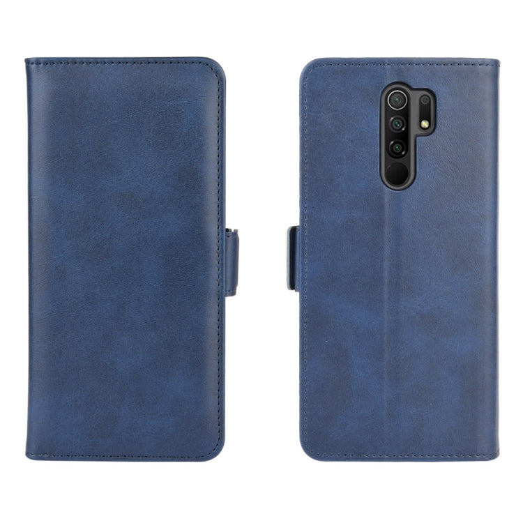 For Xiaomi Redmi 9 Dual-side Magnetic Buckle Horizontal Flip Leather Case with Holder & Card Slots & Wallet