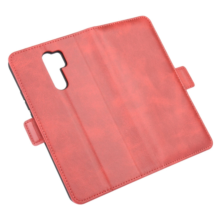 For Xiaomi Redmi 9 Dual-side Magnetic Buckle Horizontal Flip Leather Case with Holder & Card Slots & Wallet