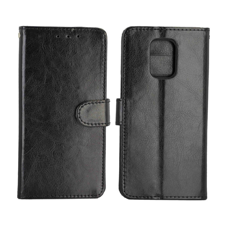 For Xiaomi Redmi Note 9 Pro/Note 9S Crazy Horse Texture Leather Horizontal Flip Protective Case with Holder & Card Slots & Wallet & Photo Frame