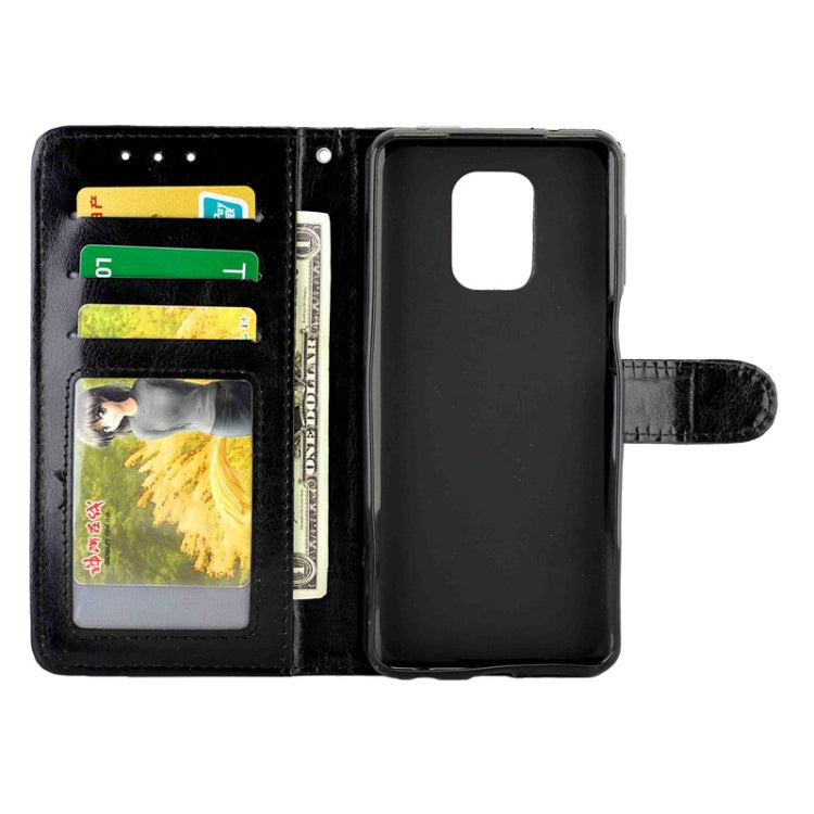 For Xiaomi Redmi Note 9 Pro/Note 9S Crazy Horse Texture Leather Horizontal Flip Protective Case with Holder & Card Slots & Wallet & Photo Frame