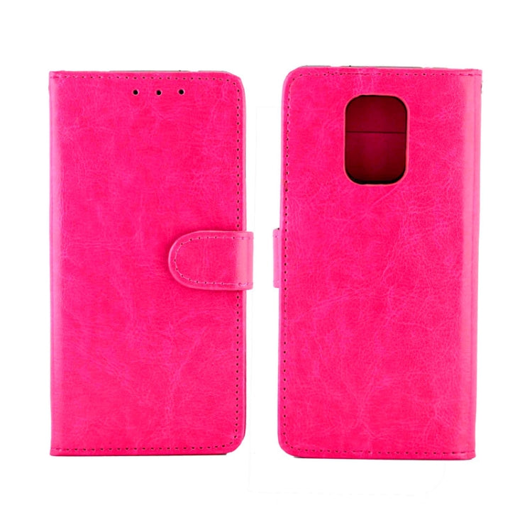 For Xiaomi Redmi Note 9 Pro/Note 9S Crazy Horse Texture Leather Horizontal Flip Protective Case with Holder & Card Slots & Wallet & Photo Frame