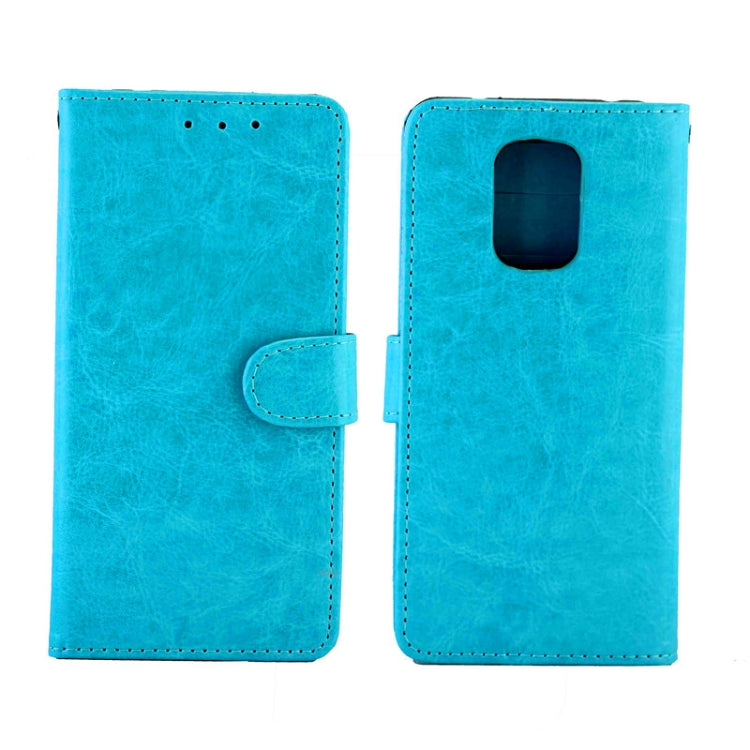 For Xiaomi Redmi Note 9 Pro/Note 9S Crazy Horse Texture Leather Horizontal Flip Protective Case with Holder & Card Slots & Wallet & Photo Frame
