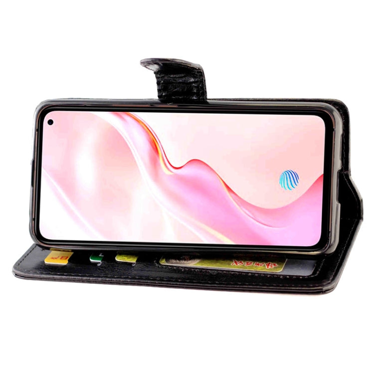 For Vivo X30 / X30 Pro Crazy Horse Texture Leather Horizontal Flip Protective Case with Holder & Card Slots & Wallet & Photo Frame