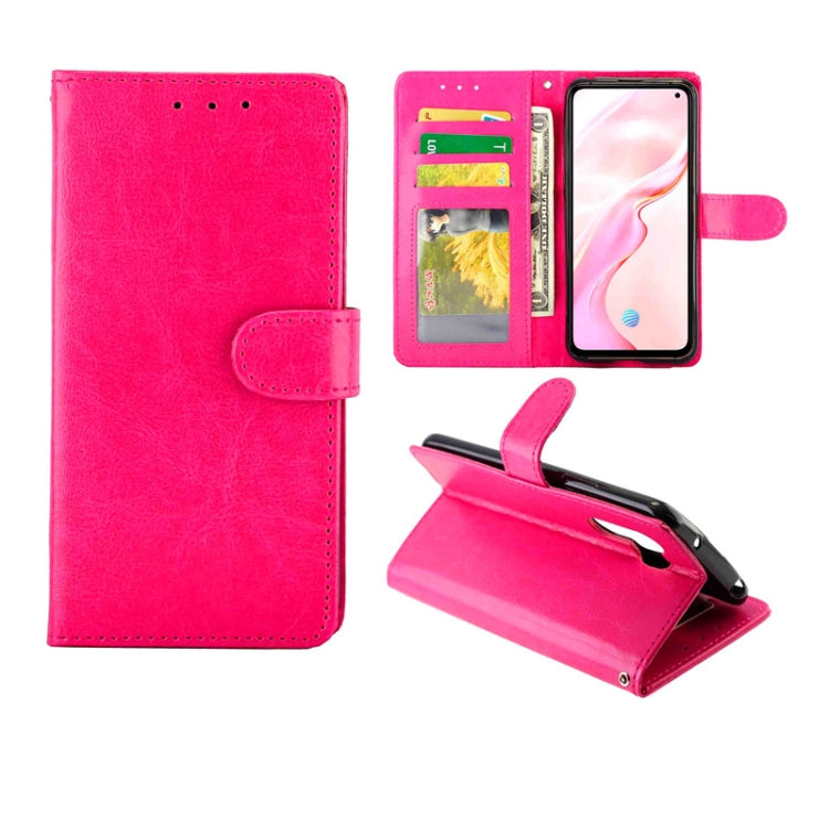 For Vivo X30 / X30 Pro Crazy Horse Texture Leather Horizontal Flip Protective Case with Holder & Card Slots & Wallet & Photo Frame