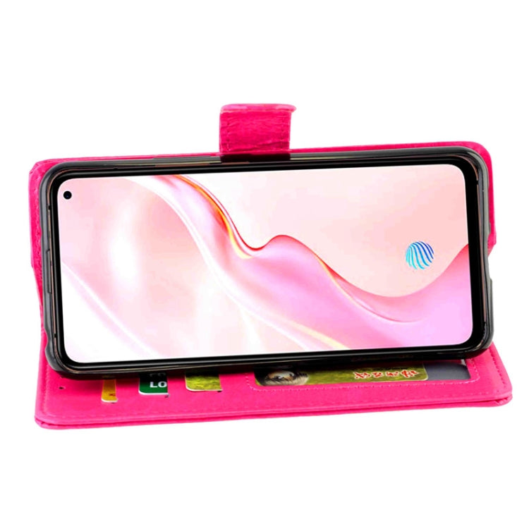 For Vivo X30 / X30 Pro Crazy Horse Texture Leather Horizontal Flip Protective Case with Holder & Card Slots & Wallet & Photo Frame