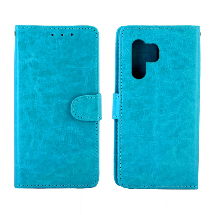 For Vivo X30 / X30 Pro Crazy Horse Texture Leather Horizontal Flip Protective Case with Holder & Card Slots & Wallet & Photo Frame