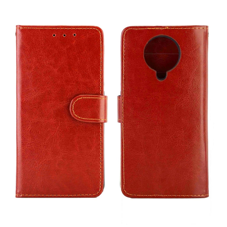 For Xiaomi Redmi K30 Pro Crazy Horse Texture Leather Horizontal Flip Protective Case with Holder & Card Slots & Wallet & Photo Frame