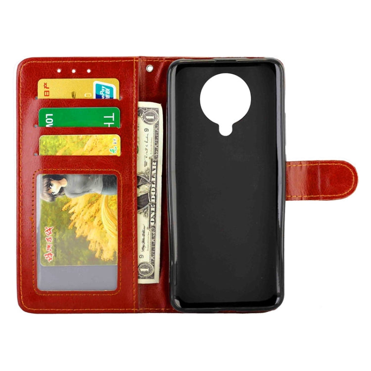 For Xiaomi Redmi K30 Pro Crazy Horse Texture Leather Horizontal Flip Protective Case with Holder & Card Slots & Wallet & Photo Frame