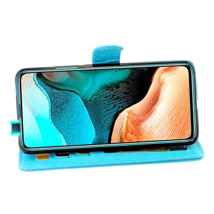 For Xiaomi Redmi K30 Pro Crazy Horse Texture Leather Horizontal Flip Protective Case with Holder & Card Slots & Wallet & Photo Frame