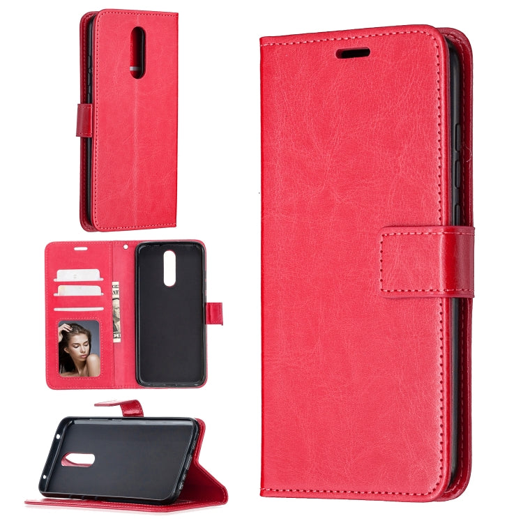 For Xiaomi Redmi 8 Crazy Horse Texture Horizontal Flip Leather Case with Holder & Card Slots & Wallet & Photo Frame