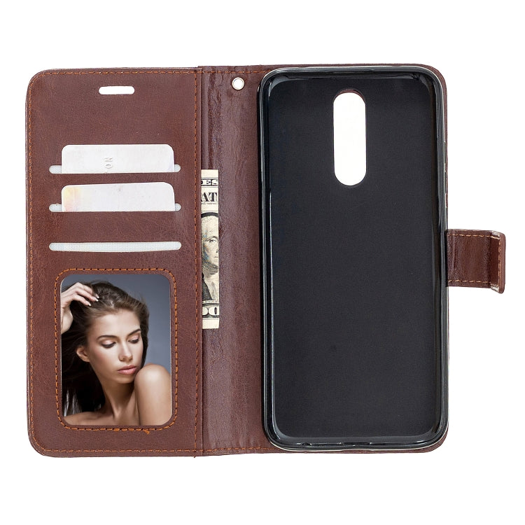 For Xiaomi Redmi 8 Crazy Horse Texture Horizontal Flip Leather Case with Holder & Card Slots & Wallet & Photo Frame