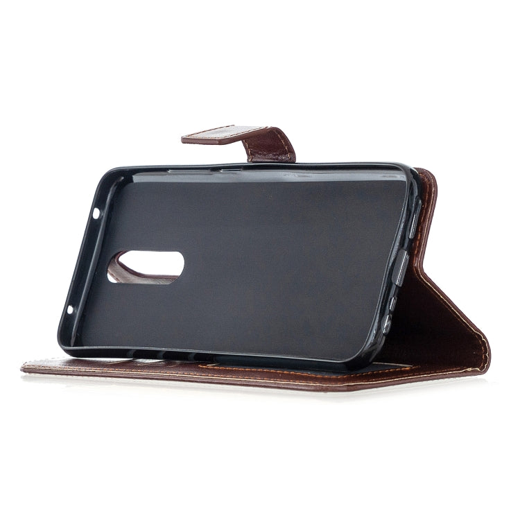 For Xiaomi Redmi 8 Crazy Horse Texture Horizontal Flip Leather Case with Holder & Card Slots & Wallet & Photo Frame