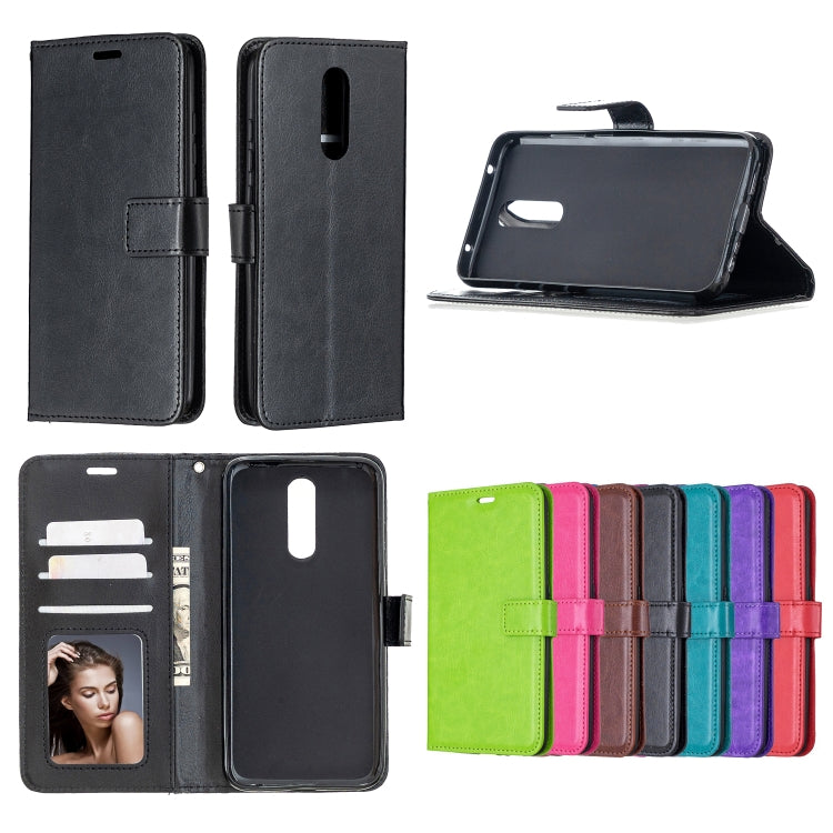For Xiaomi Redmi 8 Crazy Horse Texture Horizontal Flip Leather Case with Holder & Card Slots & Wallet & Photo Frame