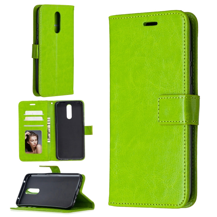 For Xiaomi Redmi 8 Crazy Horse Texture Horizontal Flip Leather Case with Holder & Card Slots & Wallet & Photo Frame