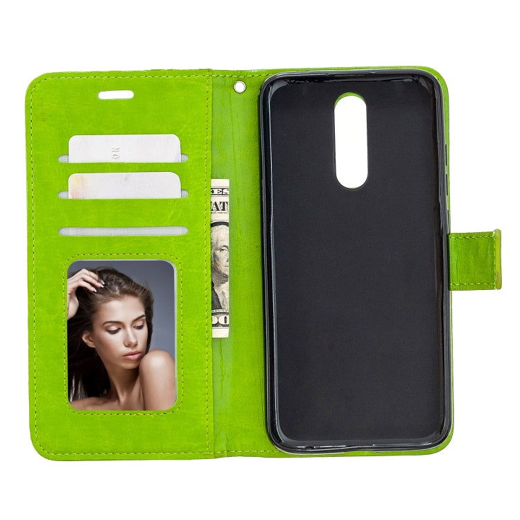 For Xiaomi Redmi 8 Crazy Horse Texture Horizontal Flip Leather Case with Holder & Card Slots & Wallet & Photo Frame