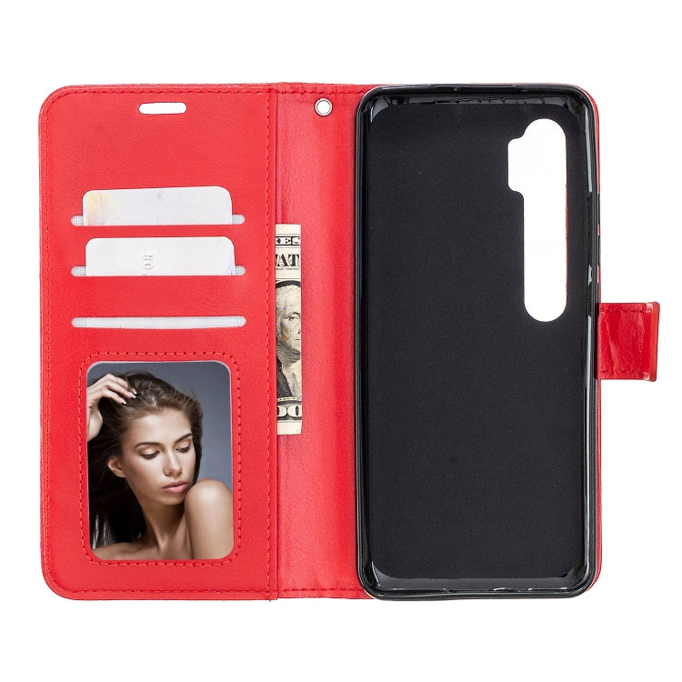 For Xiaomi Mi Note 10 Lite Crazy Horse Texture Horizontal Flip Leather Case with Holder & Card Slots & Wallet & Photo Frame