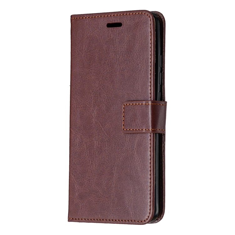 For Xiaomi Mi Note 10 Lite Crazy Horse Texture Horizontal Flip Leather Case with Holder & Card Slots & Wallet & Photo Frame