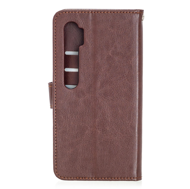 For Xiaomi Mi Note 10 Lite Crazy Horse Texture Horizontal Flip Leather Case with Holder & Card Slots & Wallet & Photo Frame