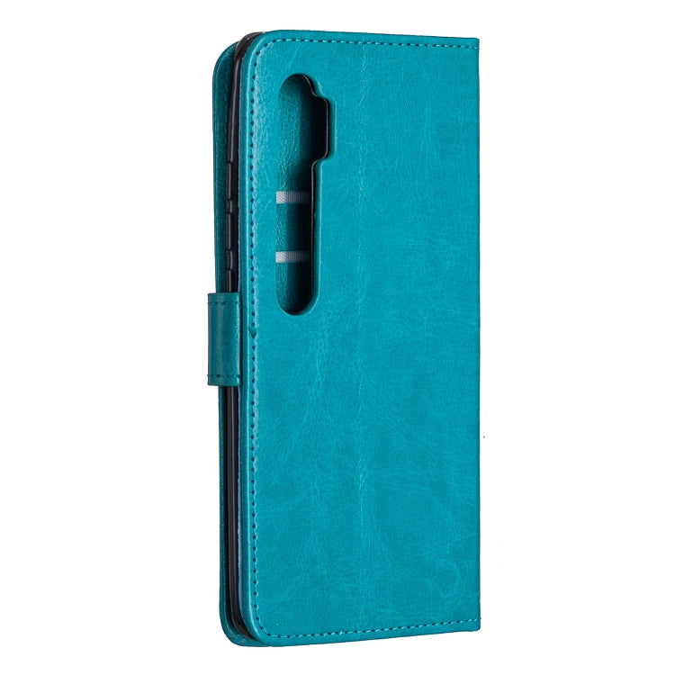 For Xiaomi Mi Note 10 Lite Crazy Horse Texture Horizontal Flip Leather Case with Holder & Card Slots & Wallet & Photo Frame
