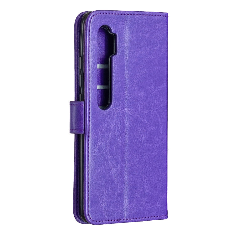 For Xiaomi Mi Note 10 Lite Crazy Horse Texture Horizontal Flip Leather Case with Holder & Card Slots & Wallet & Photo Frame