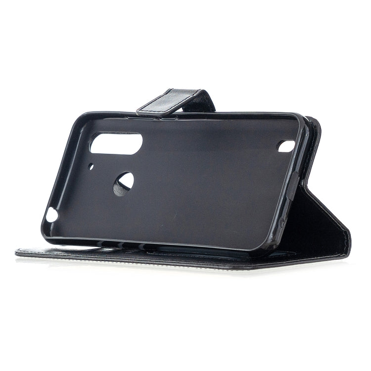 For Motorola Moto G8 Power Lite Crazy Horse Texture Horizontal Flip Leather Case with Holder & Card Slots & Wallet & Photo Frame