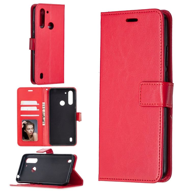 For Motorola Moto G8 Power Lite Crazy Horse Texture Horizontal Flip Leather Case with Holder & Card Slots & Wallet & Photo Frame
