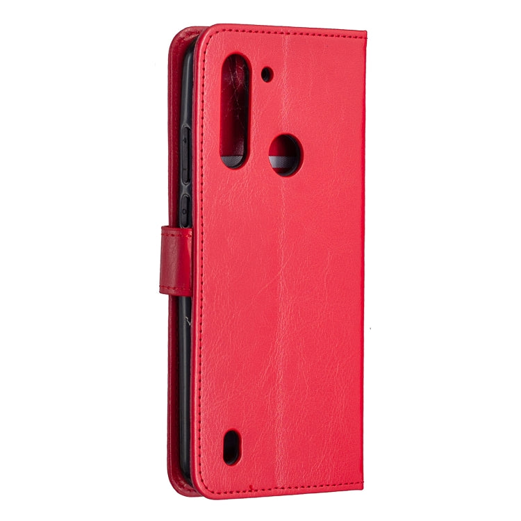 For Motorola Moto G8 Power Lite Crazy Horse Texture Horizontal Flip Leather Case with Holder & Card Slots & Wallet & Photo Frame