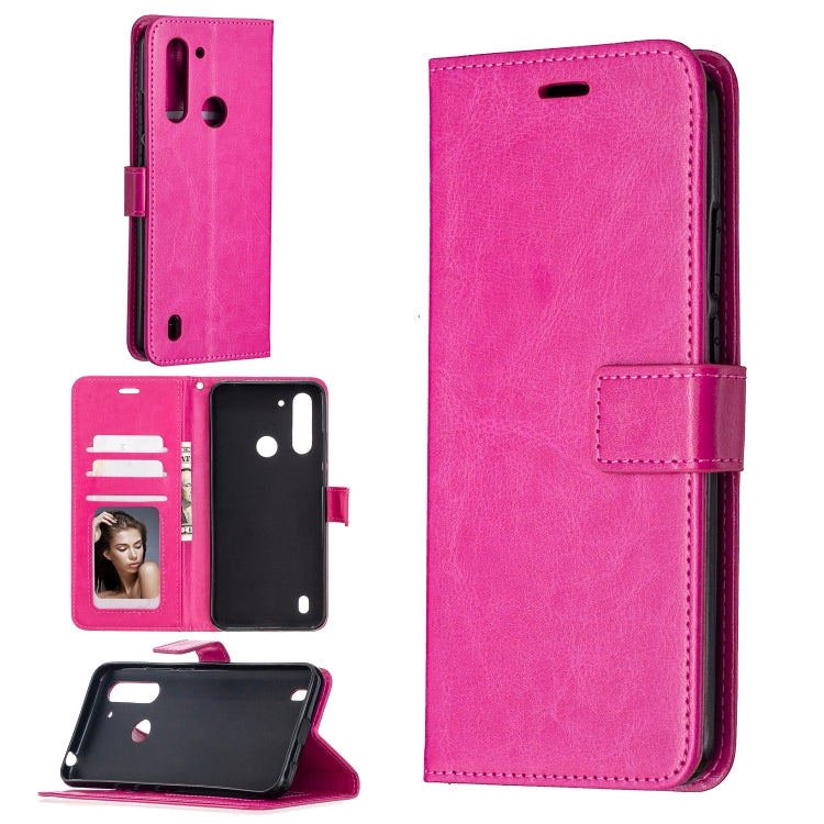 For Motorola Moto G8 Power Lite Crazy Horse Texture Horizontal Flip Leather Case with Holder & Card Slots & Wallet & Photo Frame