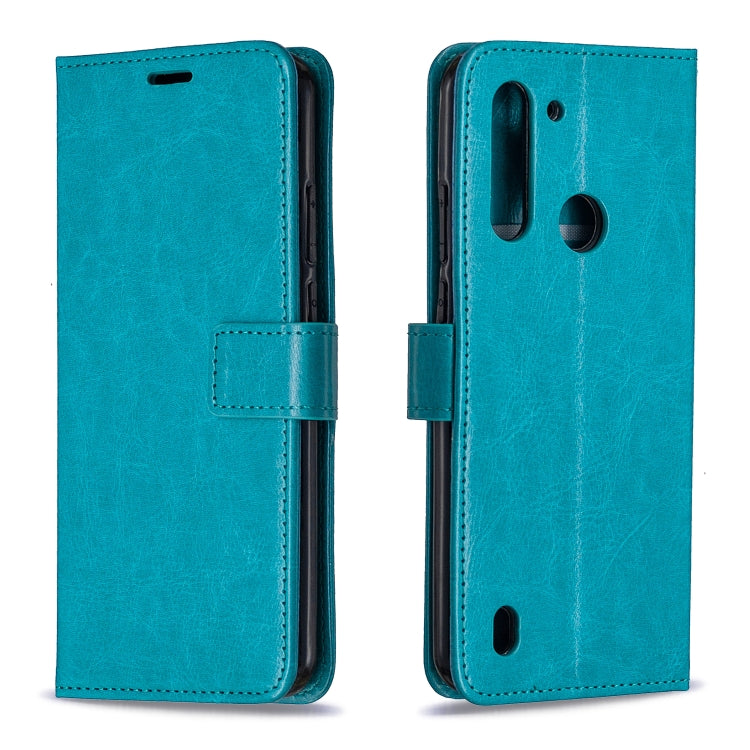 For Motorola Moto G8 Power Lite Crazy Horse Texture Horizontal Flip Leather Case with Holder & Card Slots & Wallet & Photo Frame