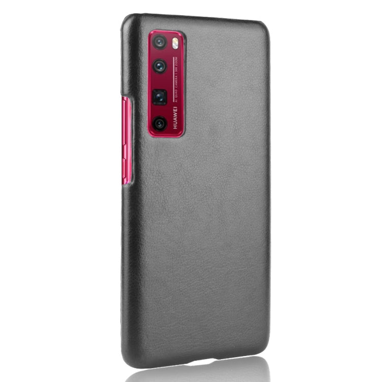 For Huawei Nova 7 Pro Shockproof Litchi Texture PC + PU Case